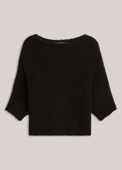 Summum - Wrap jumper - Dark Chocolate