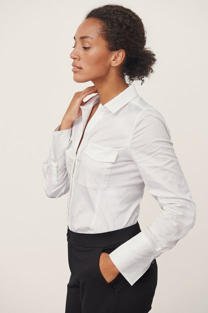 Cortnella long-sleeve fitted shirt