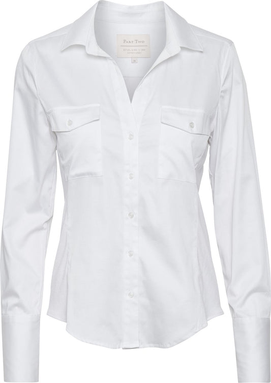 Cortnella long-sleeve fitted shirt