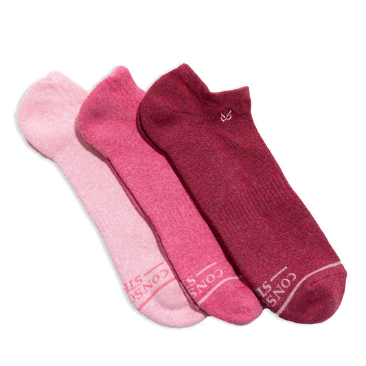 Conscious Step - Boxed Set Ankle Socks that Support Self-Checks