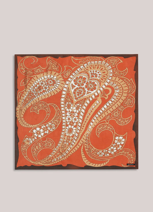 Summum - Satin Scarf - Paisley Print