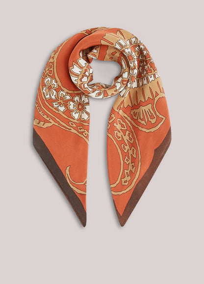 Summum - Satin Scarf - Paisley Print
