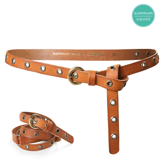 Small eyelet belt