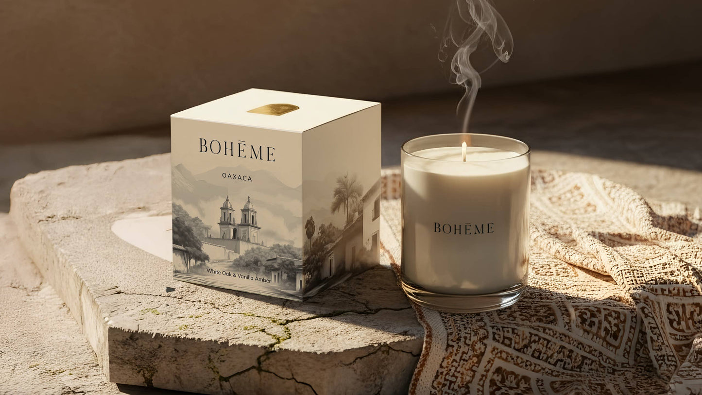 Boheme - Oaxaca Wholesale Candle – White Oak, Amber & Vanilla