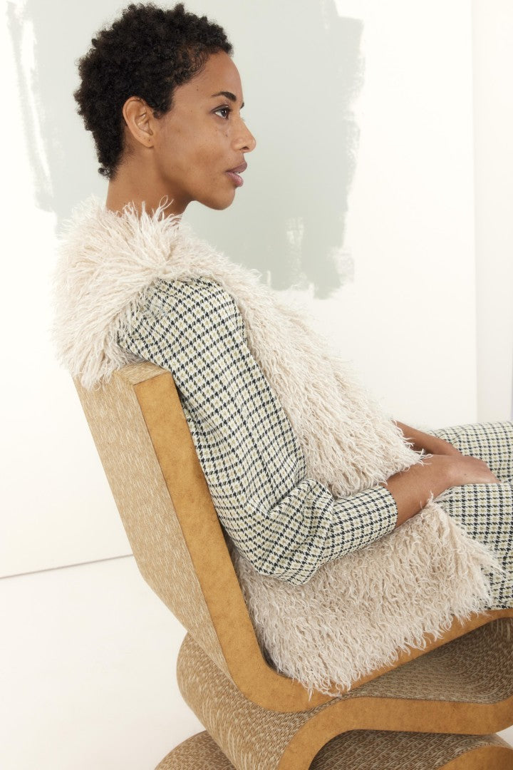 Gilet Faux Fur Afghan