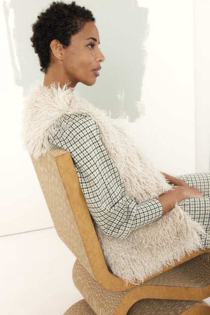 Gilet Faux Fur Afghan