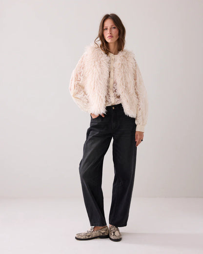 Afghan faux fur gilet