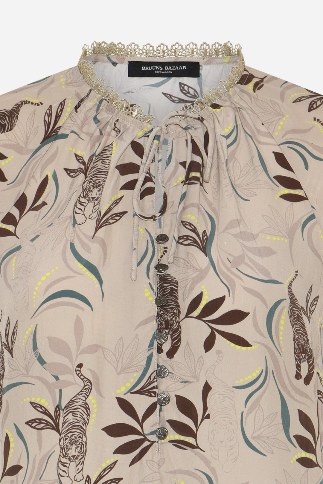 Bruuns Bazaar - Barcella BB Karly Blouse - Black Tiger Print