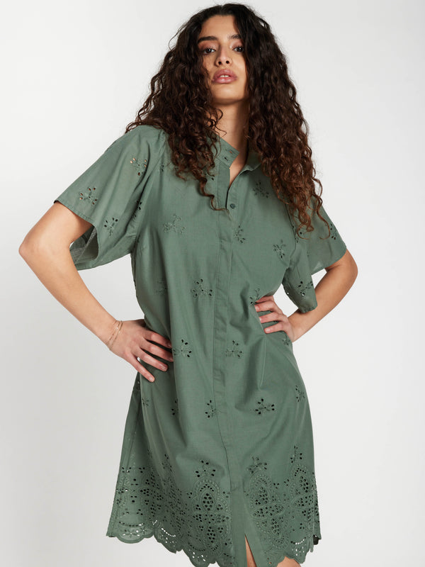 Bruuns Bazaar- Mynte BB Philly Dress- Sweet Green