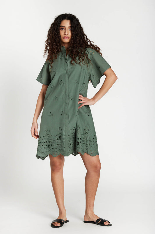 Bruuns Bazaar- Mynte BB Philly Dress- Sweet Green
