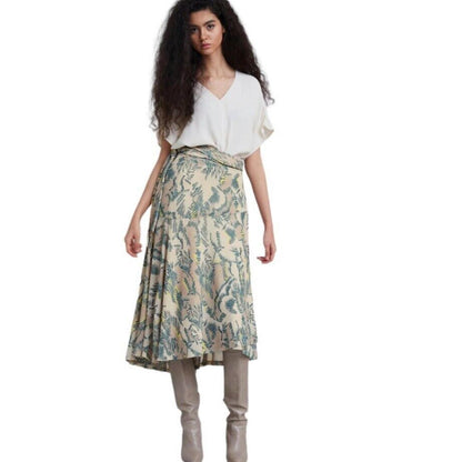 Bruuns Bazaar - Phlox Maura Skirt - Beige Print