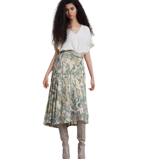 Bruuns Bazaar - Phlox Maura Skirt - Beige Print