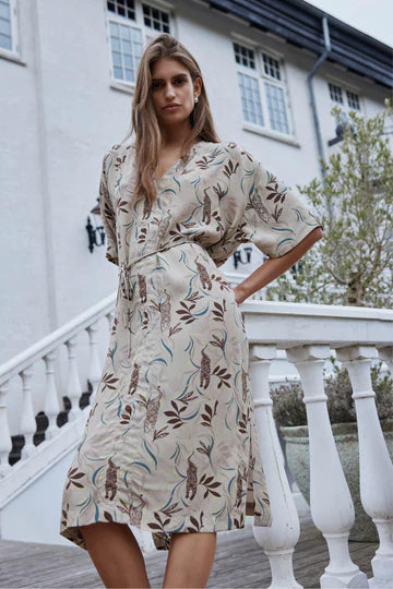 Bruuns Bazaar - Barcella BBJanata Dress - Safari Tiger