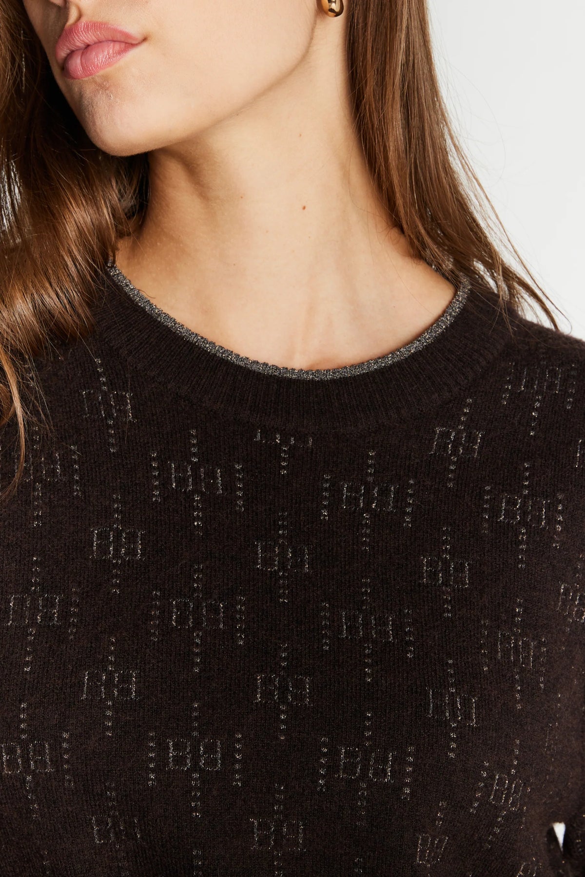 Bruuns Bazaar - Chalina Elesa knit - Dark Brown