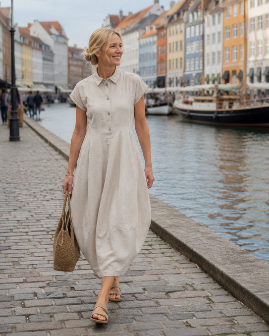 Bitte Kai Rand - Sokosu Dress With Collar - Ivory