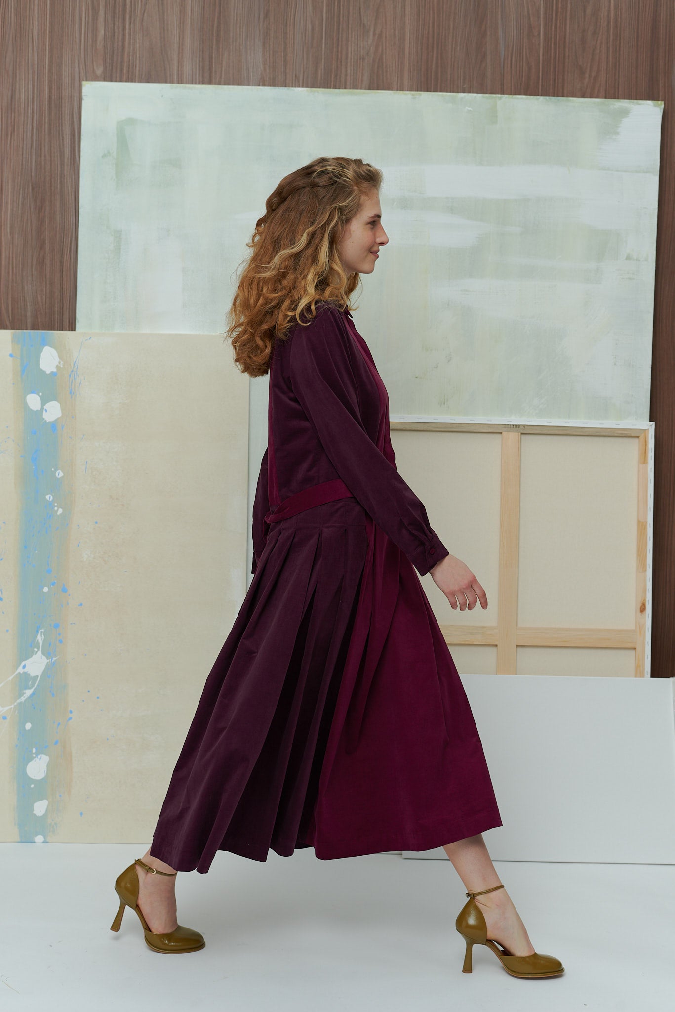 Ellysetta Shirt Flared Dress