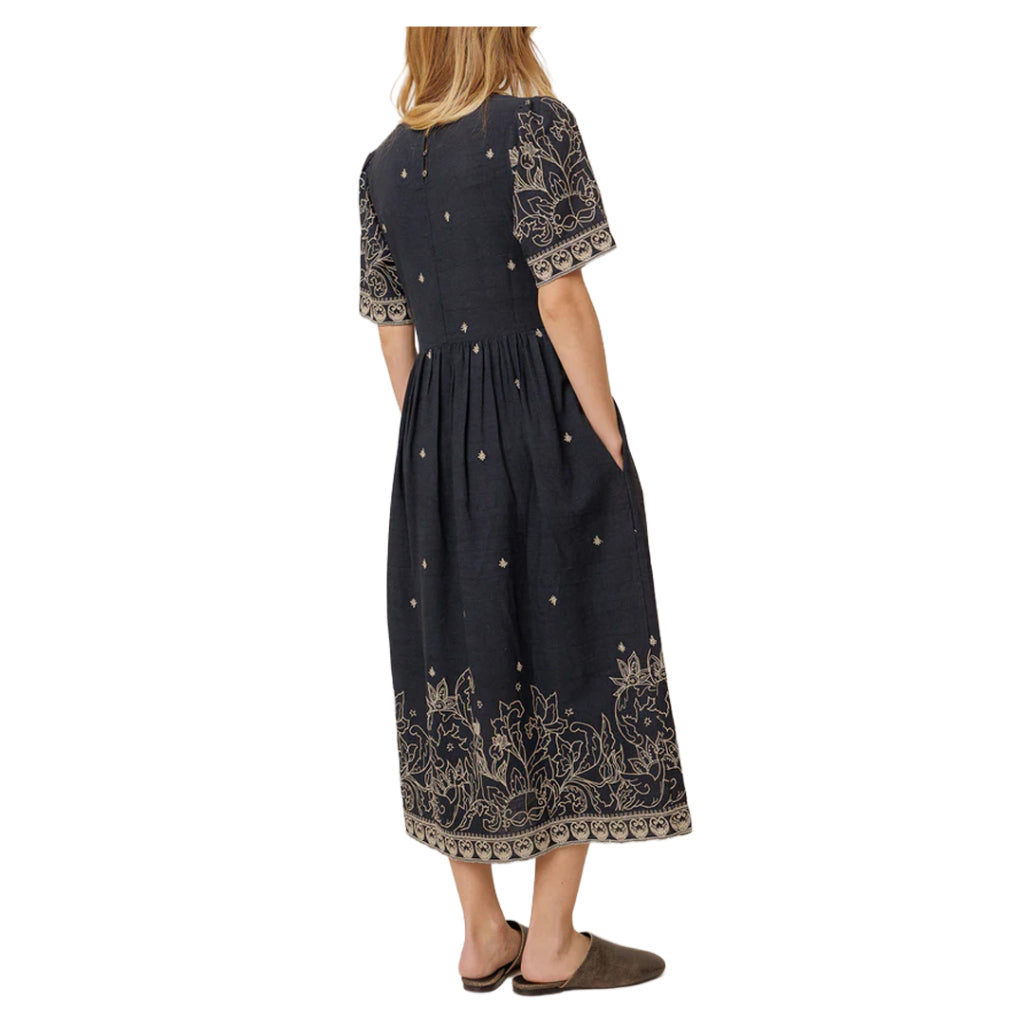 Indi & Cold - Embroidered Dress - Marino