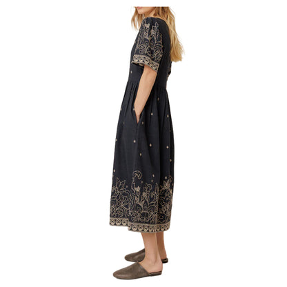 Indi & Cold - Embroidered Dress - Marino