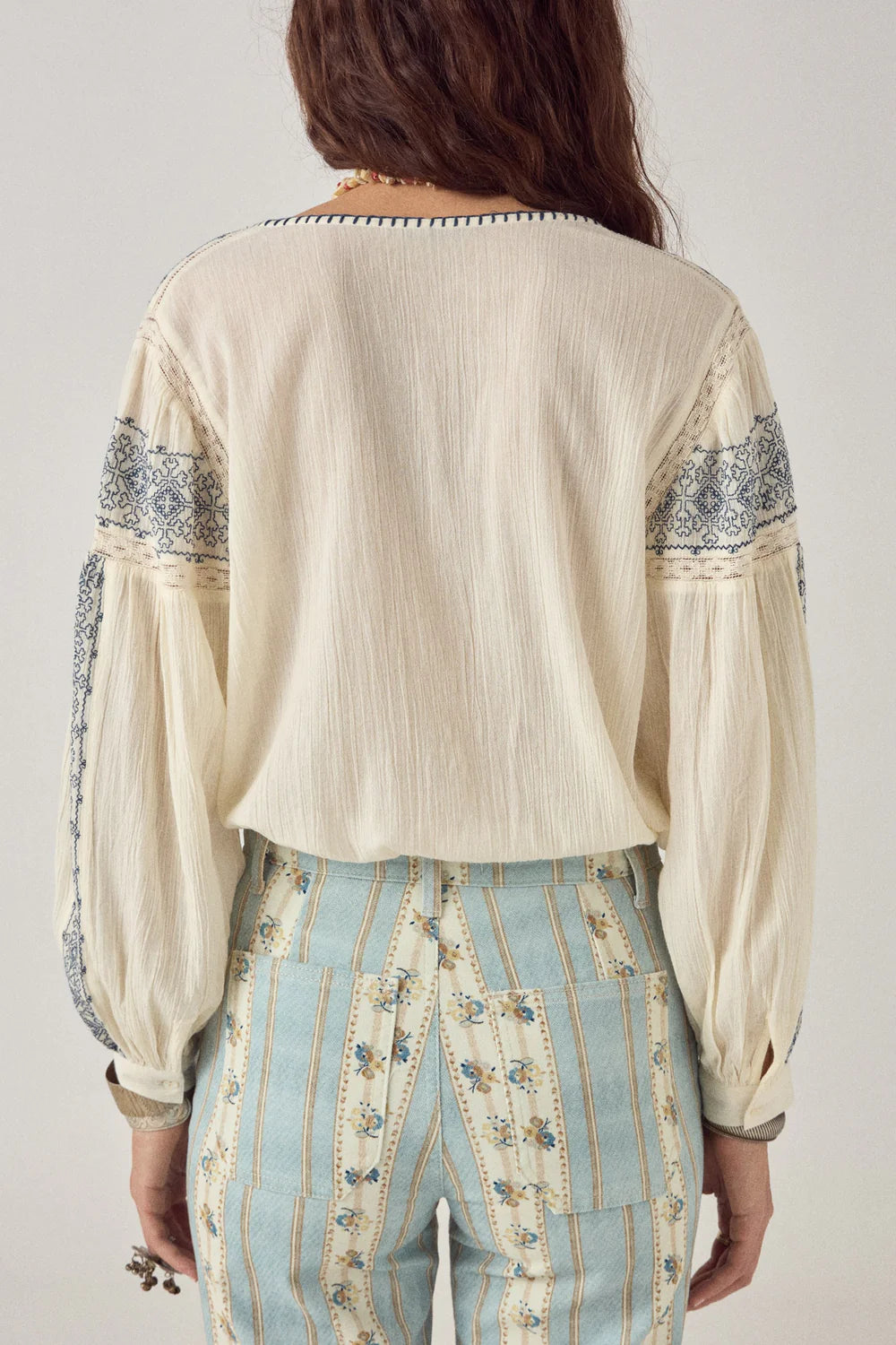 Maison Hotel - Claudia Blouse - Indigo Poet