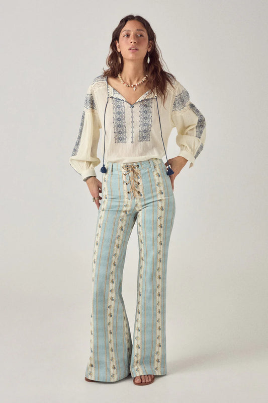 Maison Hotel - Claudia Blouse - Indigo Poet