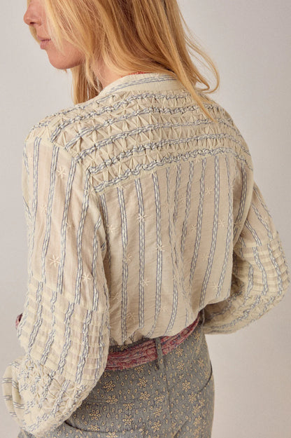 Maison Hotel - Elta Blouse - Cloud Thread
