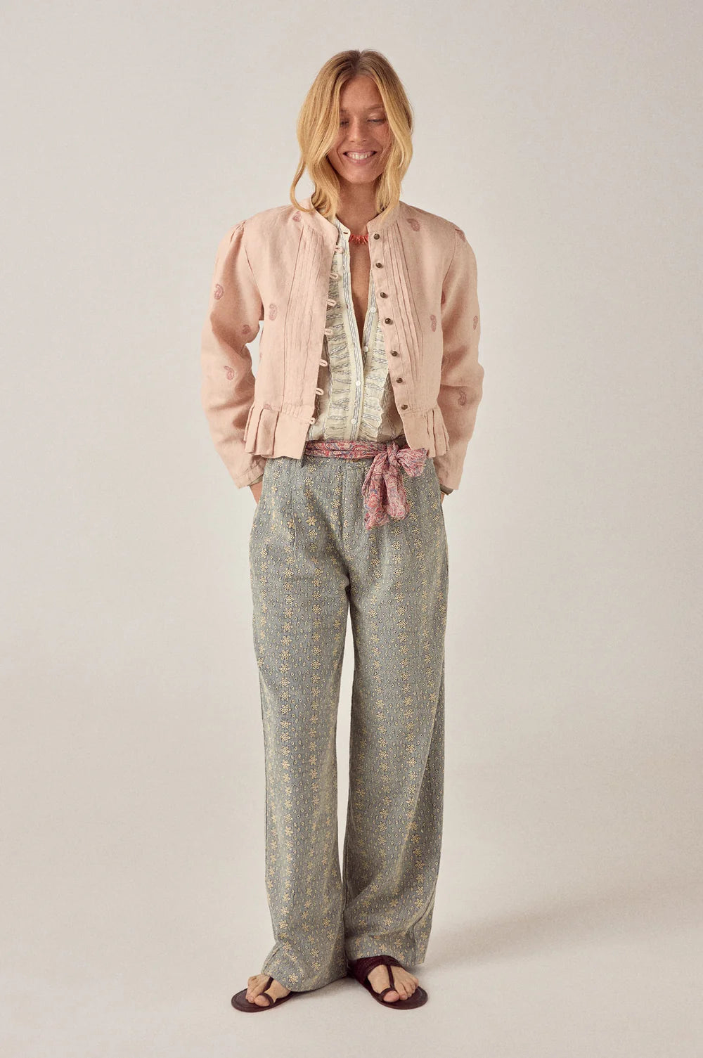Maison Hotel - Elta Blouse - Cloud Thread