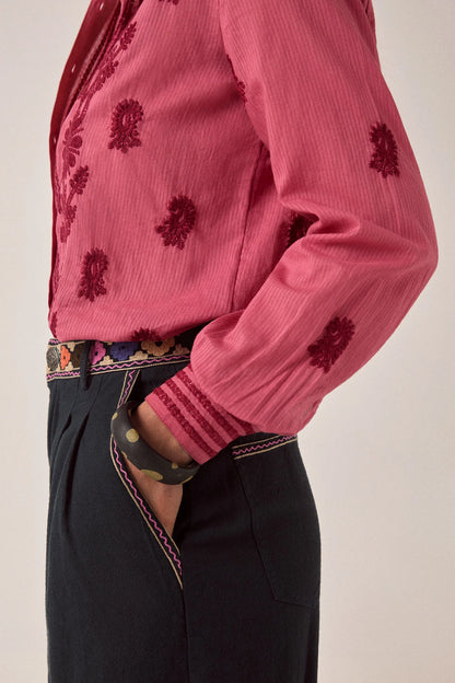 Maison Hotel - Ringo Shirt - Clavel Framboise