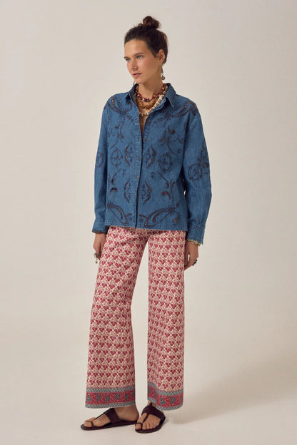 Maison Hotel - Stella Shirt Constellation - Blue Denim