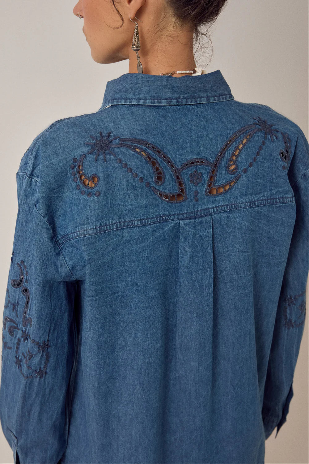 Maison Hotel - Stella Shirt Constellation - Blue Denim