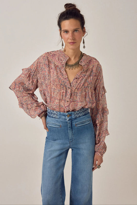 Maison Hotel - Cosima Blouse - Wild Dust