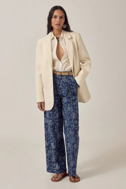 Maison Hotel - Simone Pant - White Fuji