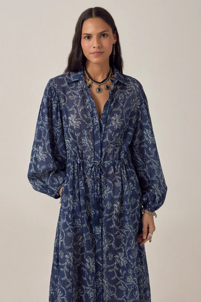 Maison Hotel - Freya Dress - Sakura Indigo