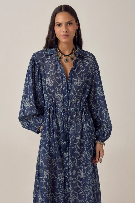 Maison Hotel - Freya Dress - Sakura Indigo