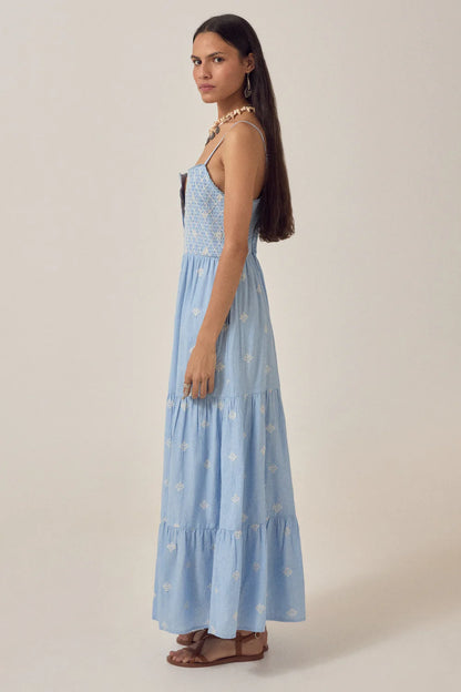 Maison Hotel - Etta Sleeveless Dress - Sky Blues