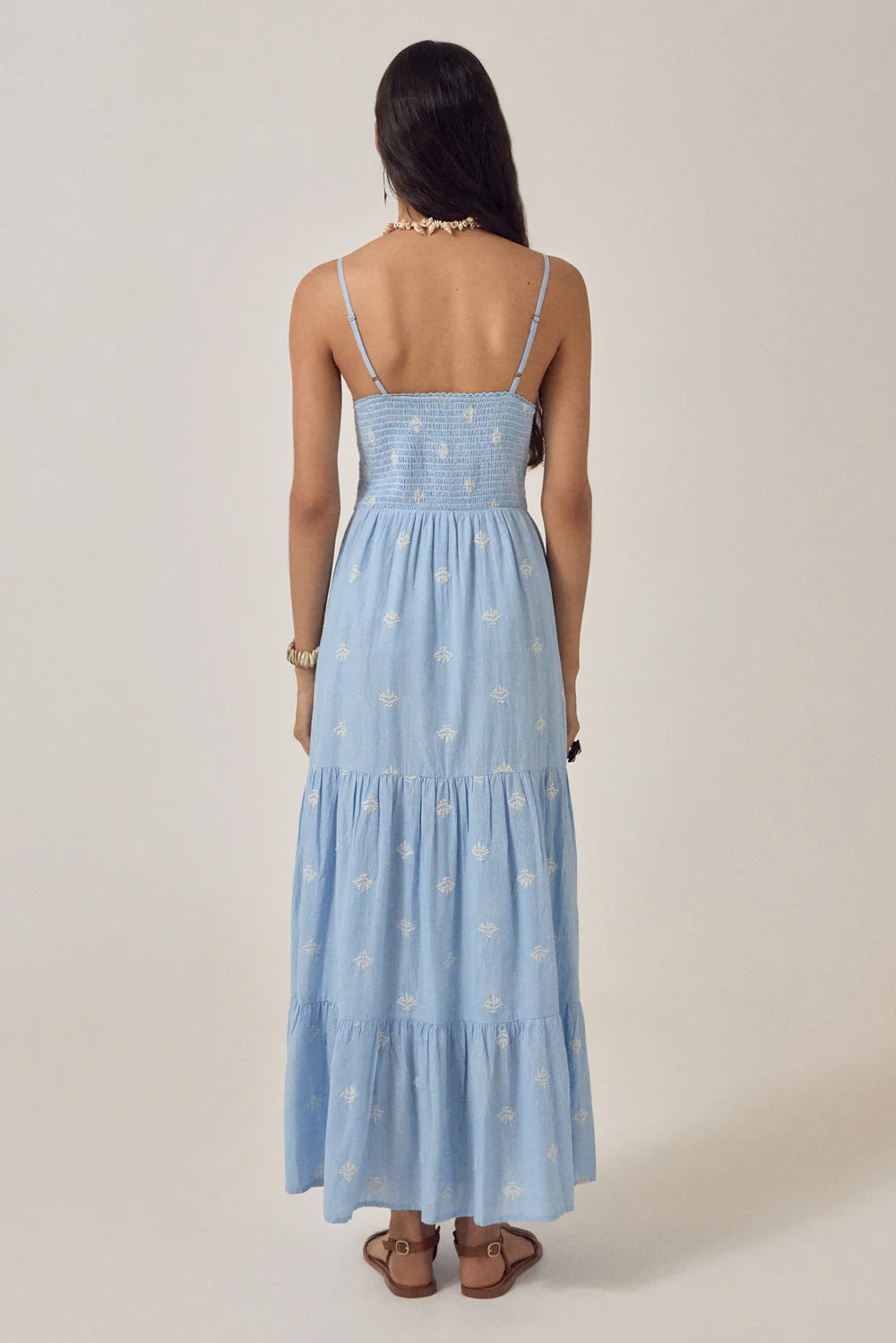 Maison Hotel - Etta Sleeveless Dress - Sky Blues