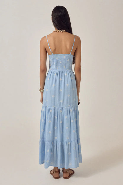 Maison Hotel - Etta Sleeveless Dress - Sky Blues