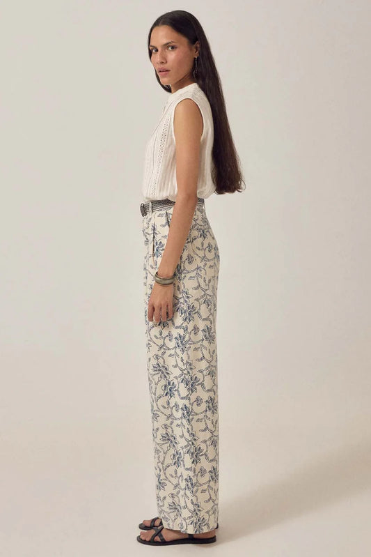 Maison Hotel - Simone Pant - White Fuji
