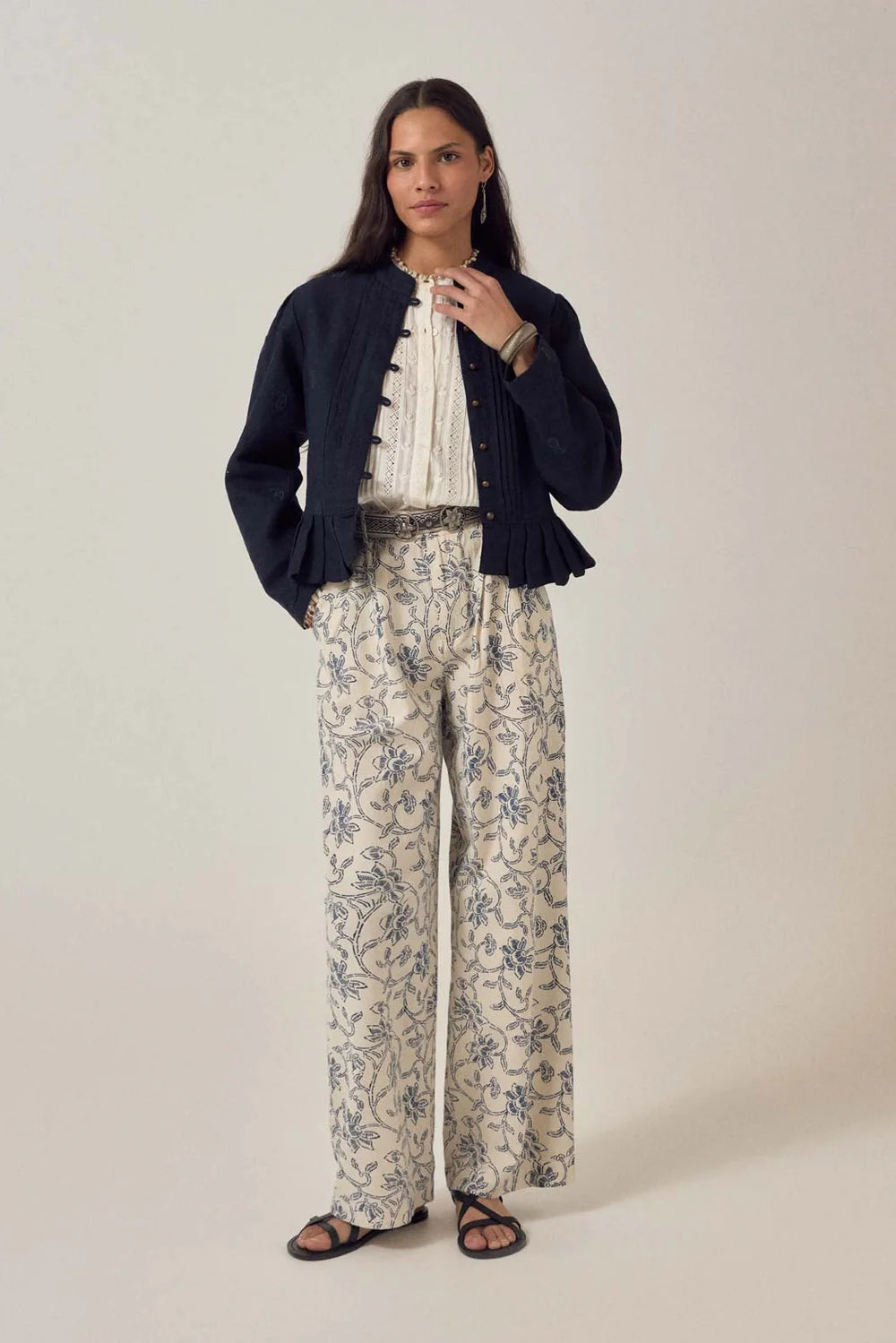 Maison Hotel - Simone Pant - White Fuji