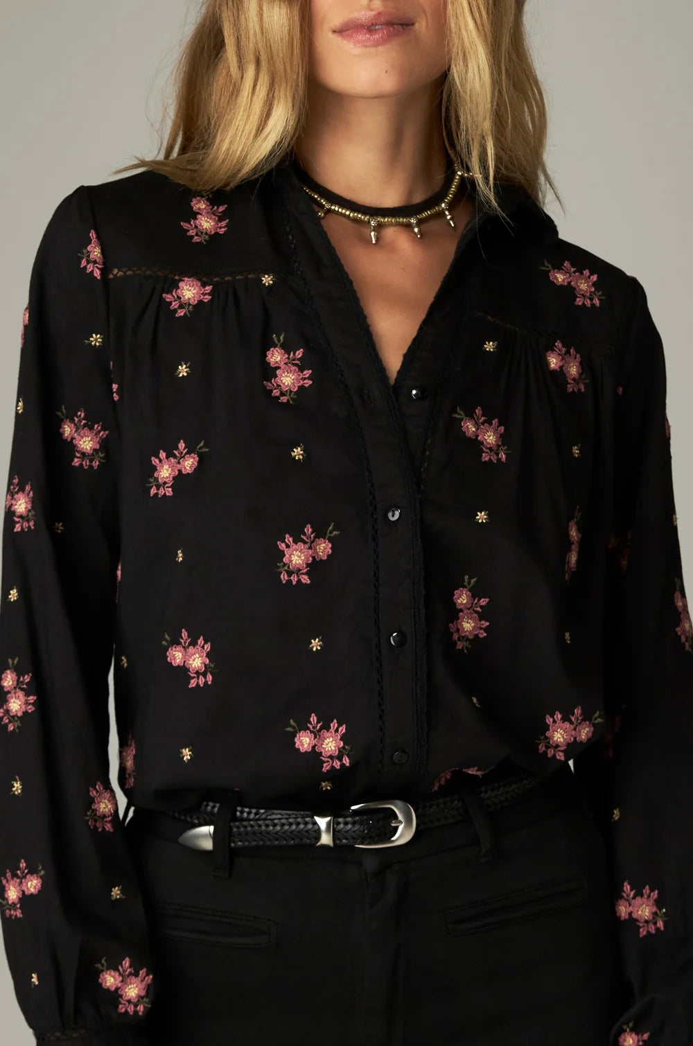 Maison Hotel - Louis Shirt - Night Roses
