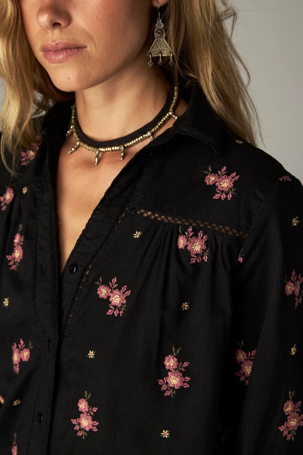 Maison Hotel - Louis Shirt - Night Roses