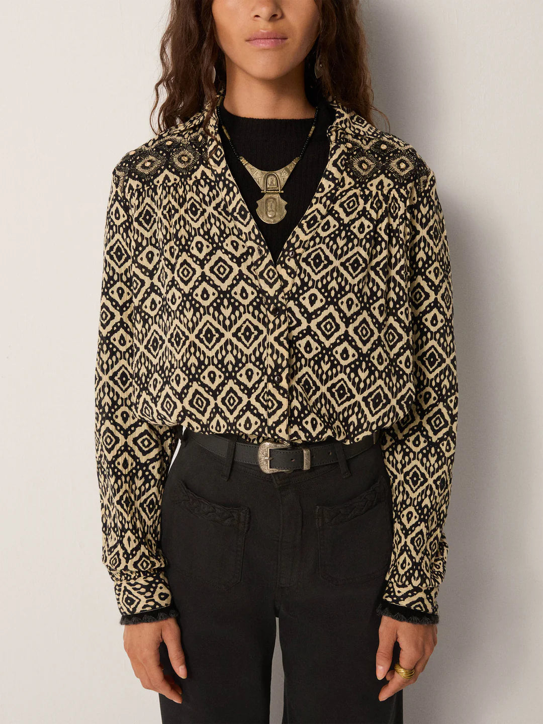 Ruby Tuesday Ikat - Amirit Blouse