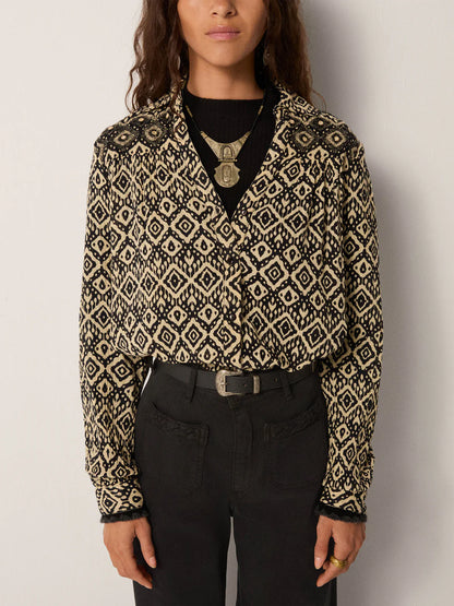 Ruby Tuesday Ikat - Amirit Blouse
