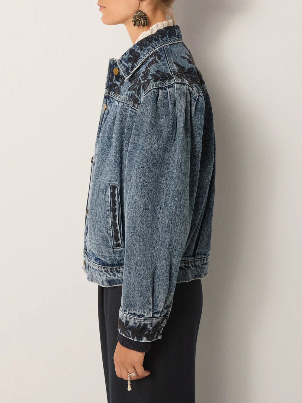 Maison Hotel - Wesley Jacket With Built-In Vest - Western Blue