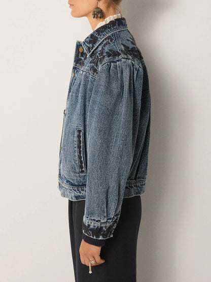Maison Hotel - Wesley Jacket With Built-In Vest - Western Blue