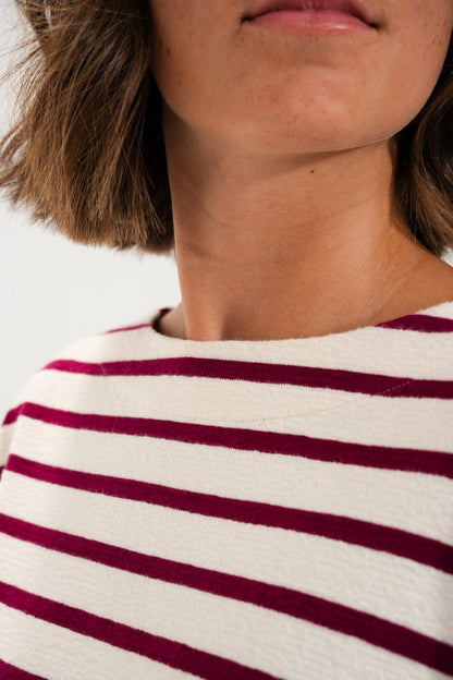 STRIPED HEAVY JERSEY MARINIERE