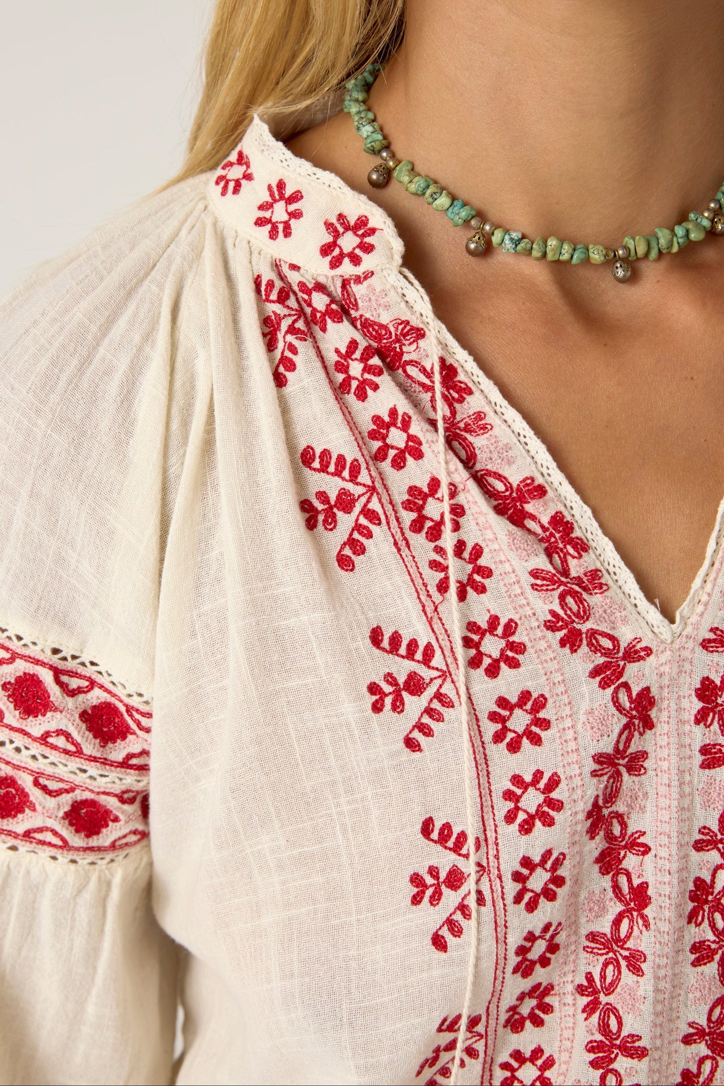 Maison Hotel - Antonella Blouse - Red Cranberry