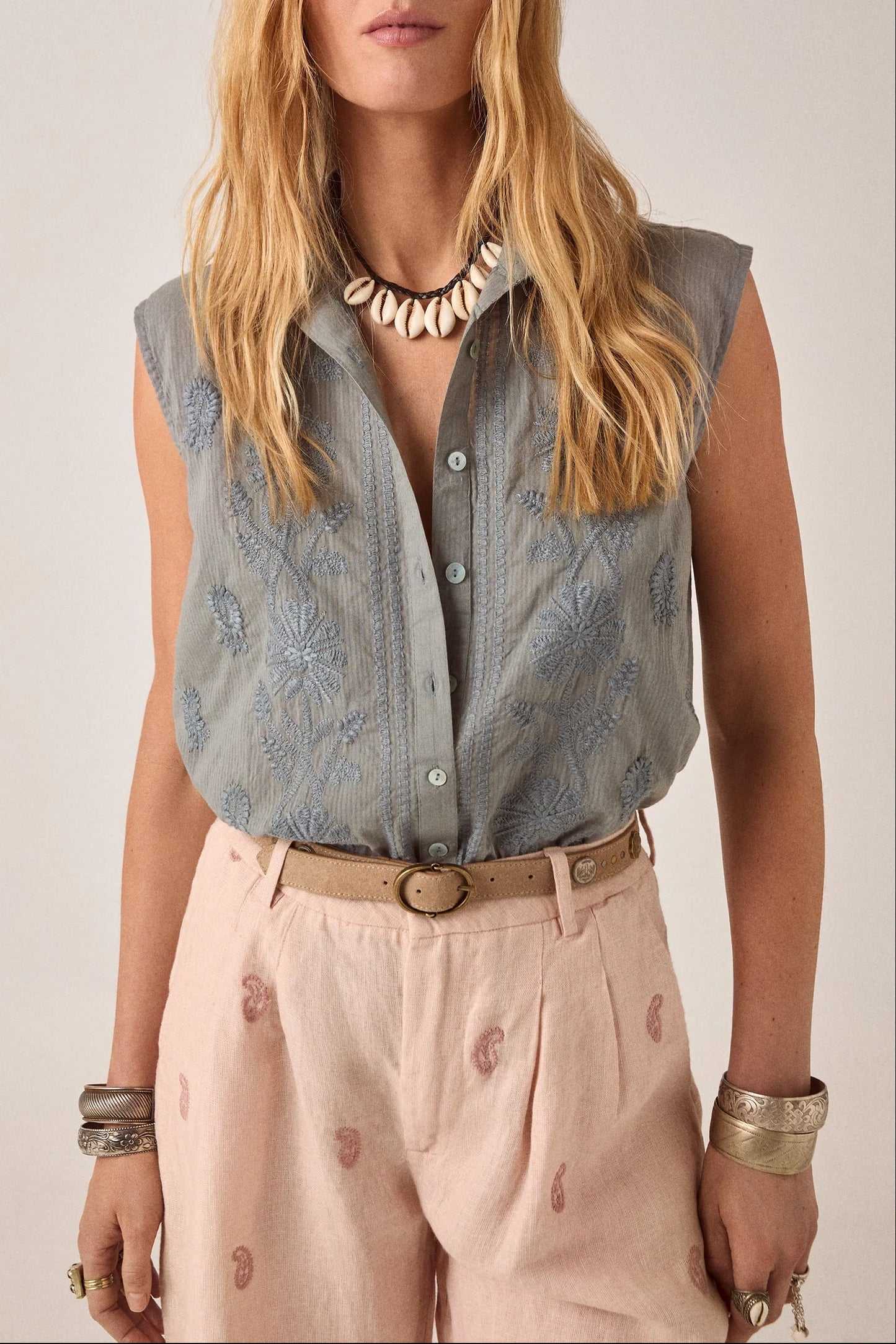 Maison Hotel - Lee Shirt - Blue Bell