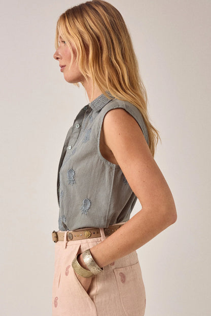 Maison Hotel - Lee Shirt - Blue Bell