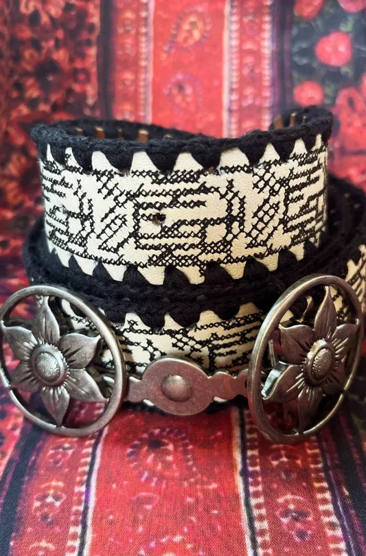 Maison Hotel - Labyrinth Belt - Black & White