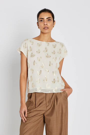 Bruuns Bazaar - LicualaNNAloa blouse - Moonbeam